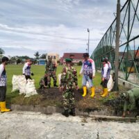 Karya Bakti Hari Juang TNI AD ke-80 Kodim 0913/PPU Sasar Lapangan Babulu