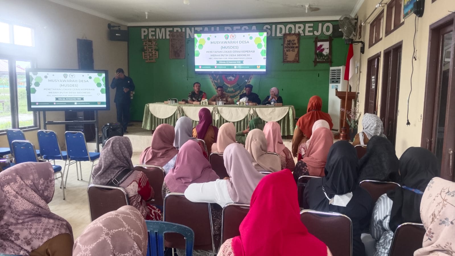 Babinsa Sidorejo Koramil 01/Penajam Hadiri Rapat Musdes