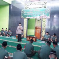 Peringati Isra’ Mi’raj 1447 H, Kodim 0808/Blitar Tanamkan Karakter Prajurit Prima Menuju Indonesia Maju