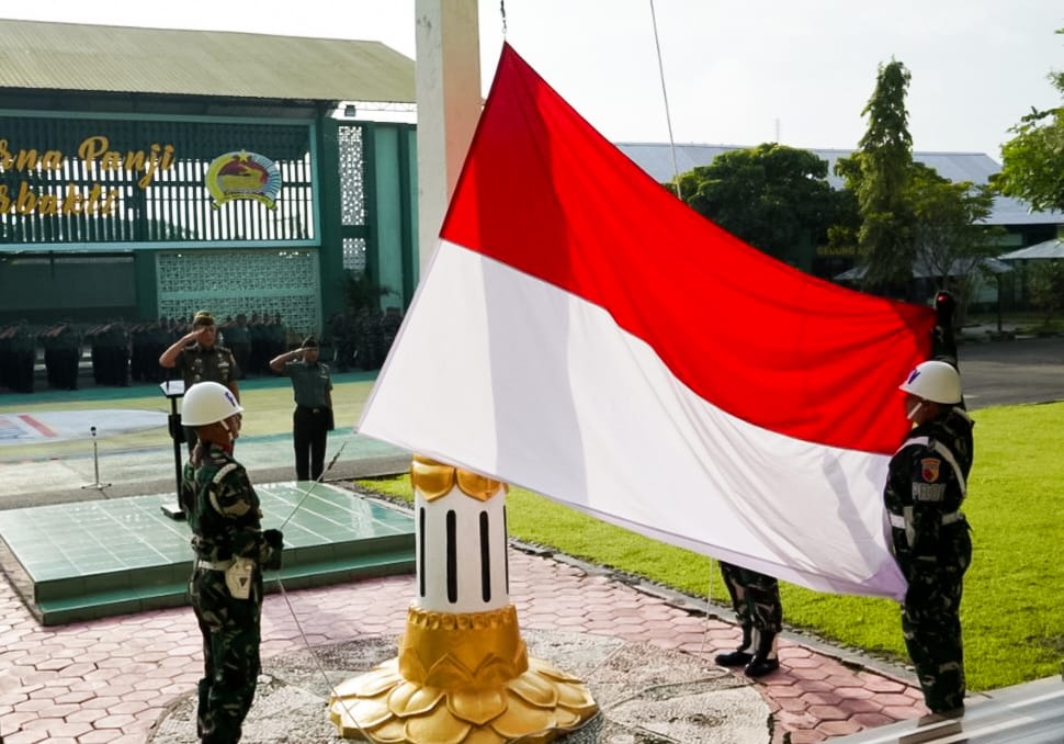 Kodim Bojonegoro Gelar Upacara Bendera Tujuh Belasan Bulan Januari 2026