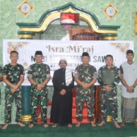 Kodim 1710/Mimika Gelar Peringatan Isra Mi’raj Nabi Muhammad SAW