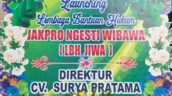 H-1 Launching LBH JIWA di Probolinggo, Deretan Karangan Bunga Warnai Dukungan Publik