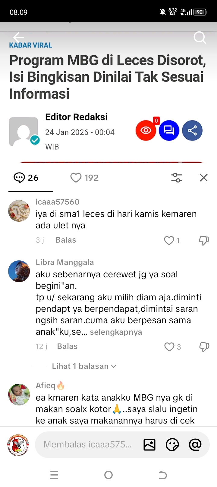Viral di TikTok, Kualitas Menu MBG di Leces Tuai Kritik dari Wali Murid Viral di TikTok, Kualitas Menu MBG di Leces Tuai Kritik dari Wali Murid