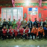 Malam Pergantian Tahun, Dandim 0906/Kkr Bersama Forkopimda Kukar Tinjau Pos Pengamanan Terpadu