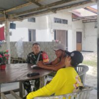 Menjalin Silaturahmi, Babinsa Sidorejo Komsos Bersama Warga Binaan