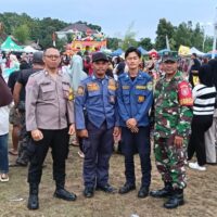 Sinergitas Babinsa Dan Bhabinkamtibmas Desa Girimukti Lepas Karnaval Budaya