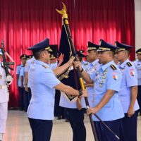 Danlanud Sultan Hasanuddin Hadiri Sertijab Danlanud SRI, Danlanud SAM serta Danlanud JBS