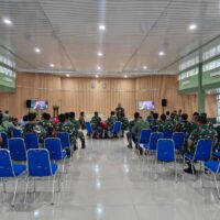 Tingkatkan Literasi Kesejahteraan, Prajurit dan Persit Kodim 0913/PPU Ikuti Kartika Podcast BP-TWP