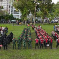 Presiden RI Ke BPP dan IKN  Segenap Personil Kodim 0913/PPU Ikuti Apel Gelar Pasukan