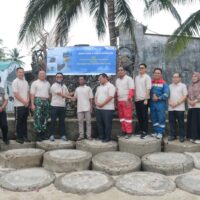 Babinsa Pejala Koramil Penajam Hadiri Coffee Morning Dan Penyerahan Rumpon Oleh Bupati dan Pertamina