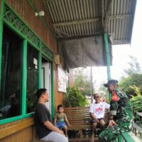 Babinsa Koramil Penajam Jadikan Komsos Sebagai Media Jalin Silaturahmi Bersama Warga Binaan