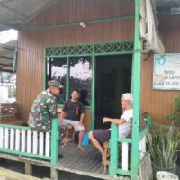 Babinsa Koramil Penajam Jadikan Komsos Sebagai Media Jalin Silaturahmi Bersama Warga Binaan