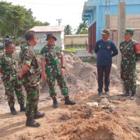Babinsa Koramil 01/Penajam Terima Kunjungan Pamen Staf Ahli Kodam Di Lokasi KDKMP