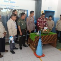 Kasdim 0913/PPU Bersama Pemkab PPU Launching SPPG Di Waru
