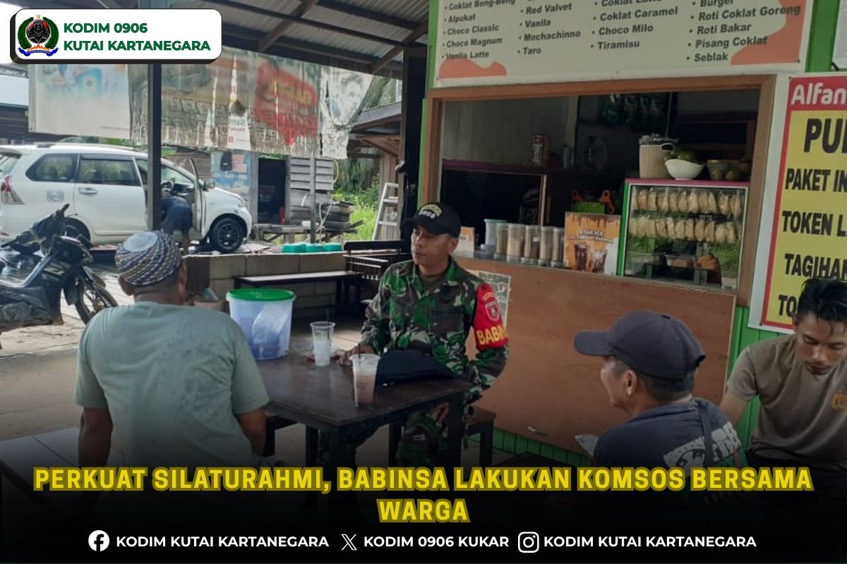 Perkuat Silaturahmi, Babinsa Lakukan Komsos Bersama Warga