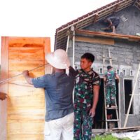 Kemanunggalan TNI Dan Rakyat, TMMD Ke 127 Kodim 0808/Blitar Bangun RTLH Warga Desa Krisik