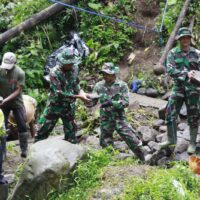 TMMD Ke 127 Fokus Tingkatkan Infrastruktur Desa, Jembatan Penghubung Mulai Dicor