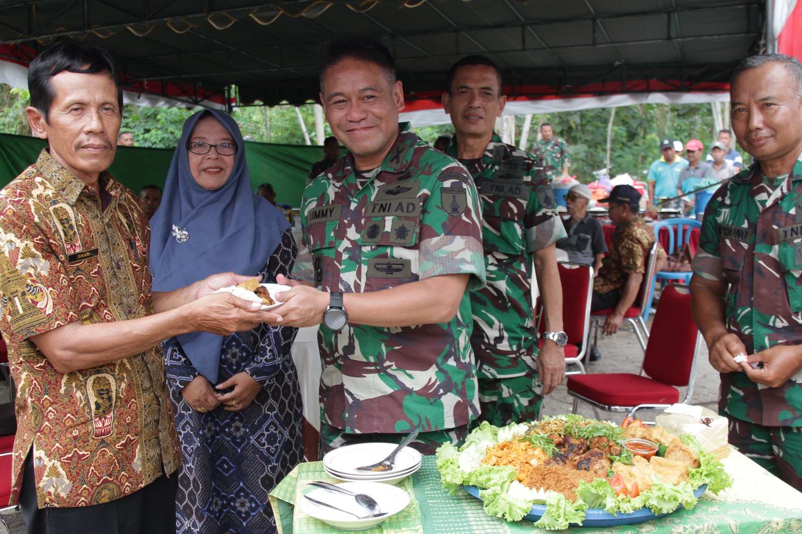 Monitoring Dan Evaluasi Aster Kasdam V/Brawijaya, Tinjau Jembatan Perintis Garuda Di Wilayah Kodim 0808/Blitar