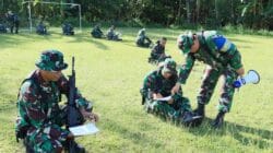 Prajurit Kodim 1505/Tidore Laksanakan Lator Apter Aplikasi Teritorial Sistem Blok
