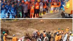 Ribuan Personel Gabungan diterjunkan Mencari Korban Longsor Gunung Burangrang