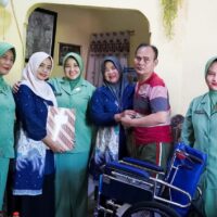 Persit Kodim Bojonegoro Gelar Anjangsana dan Salurkan Bantuan Sembako