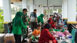 Sambut HUT ke- 80 Persit KCK, Kodim Bojonegoro Gelar Donor Darah dan Layanan Kesehatan Gratis