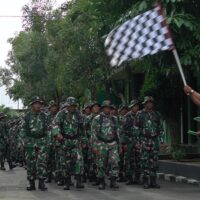 Ukur Kesiapan Jasmani Prajurit, Kodim 0813 Bojonegoro Gelar PSJM