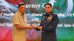 Perkuat Diplomasi Militer, Panglima TNI Bersama Menhan RI Terima Courtesy Call Kasau Pakistan