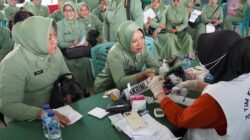 HUT Persit KCK ke- 80, Kodim Bojonegoro Gelar Pemeriksaan EKG dan HPV DNA