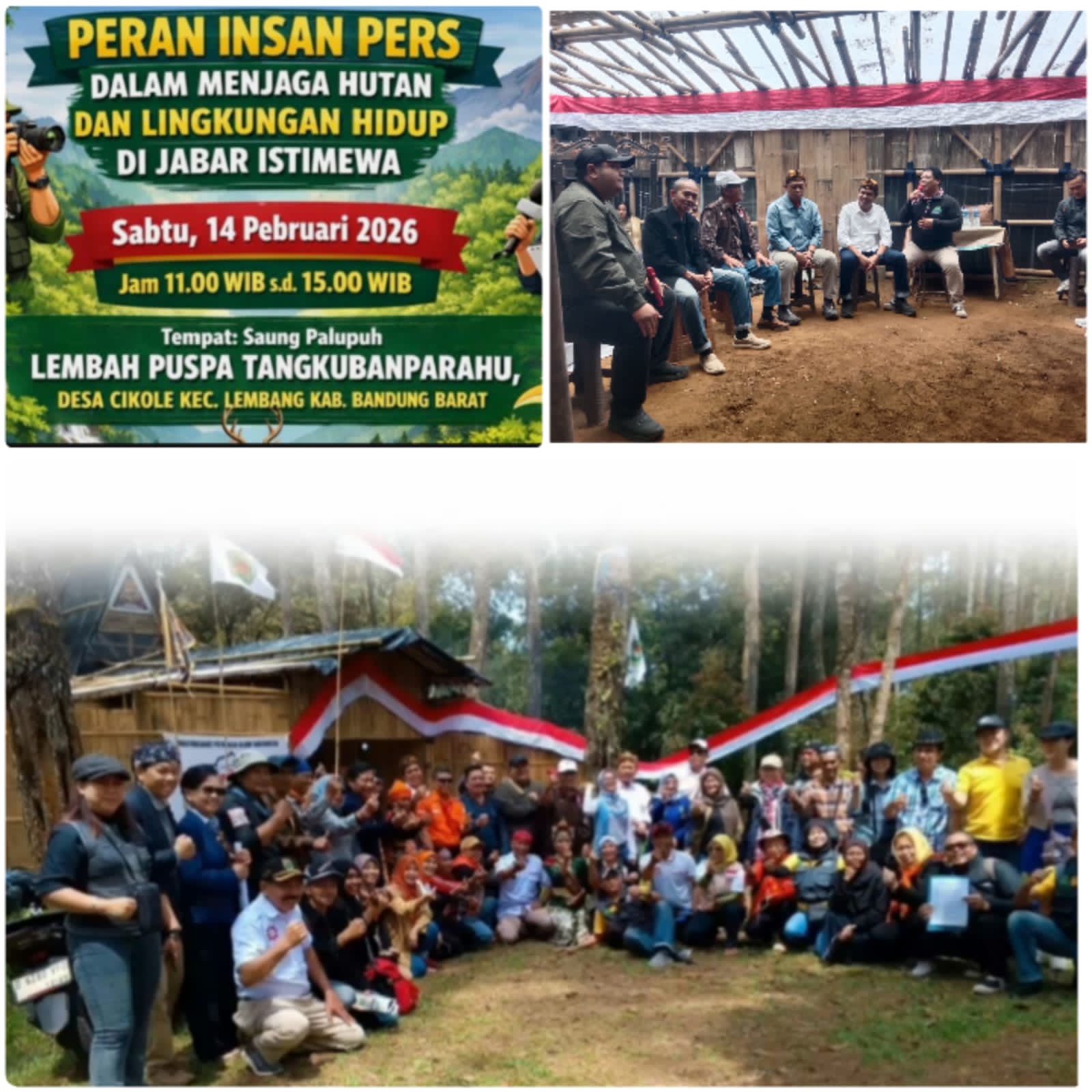 Sinergi Pers, Pemerintah dan Aktivis Lingkungan Menggema dari Kawasan Tangkuban Parahu