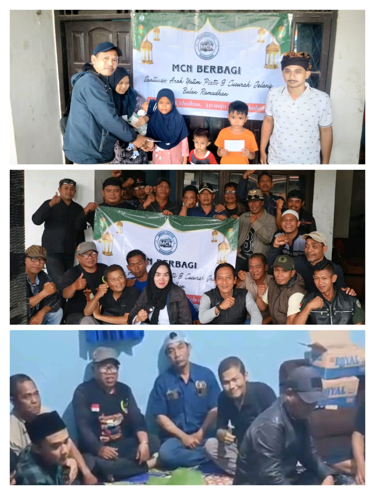 Cucurak dan Santunan Yatim, Media Center Nanggung Sambut Ramadhan 1447 H dengan Penuh Kebersamaan