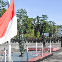 Dandim 1710/Mimika Pimpin Upacara 17-an, Tekankan Kewaspadaan dan Sampaikan Amanat Kasad