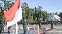 Dandim 1710/Mimika Pimpin Upacara 17-an, Tekankan Kewaspadaan dan Sampaikan Amanat Kasad