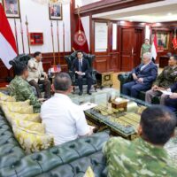 Panglima TNI Dampingi Menhan RI Terima Wamenhan AS Bidang Pertahanan Indo-Pasifik
