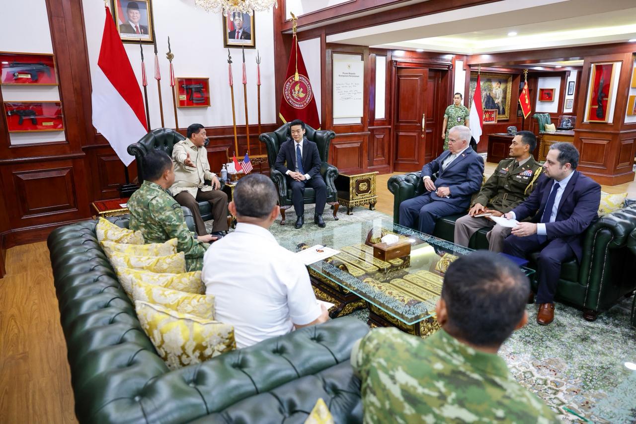 Panglima TNI Dampingi Menhan RI Terima Wamenhan AS Bidang Pertahanan Indo-Pasifik