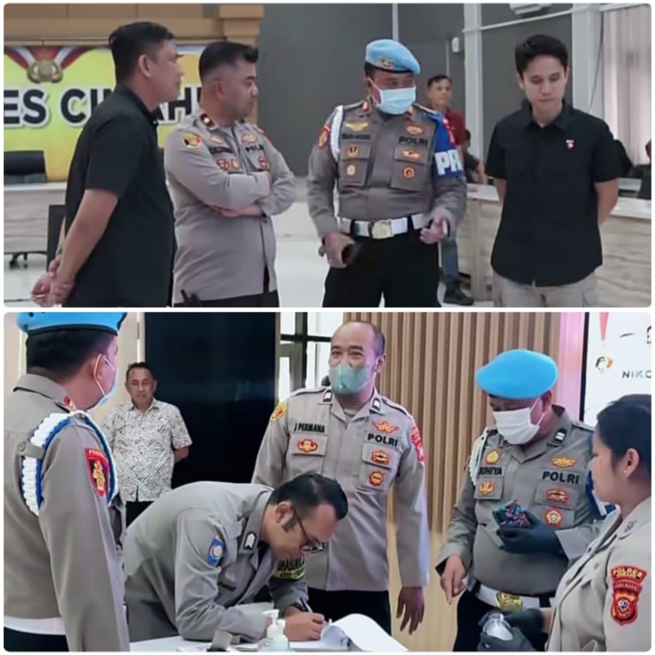 Kompol Zulkarnaen S.H,. S.I.K,. M.I.K,. Wakapolres Cimahi,Tegaskan Komitmennya Untuk Wujudkan Institusi Profesional, Berintegritas, Menjadi Teladan Upaya Pemberantasan Narkoba, Dimulai Dari Internal Kepolisian Sendiri