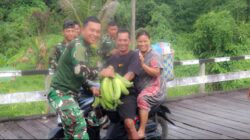 Meski Berpuasa, Anggota Satgas TMMD Wiltas Ke-127 Tetap Semangat Laksanakan Senam Pagi