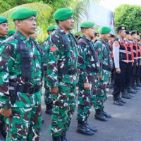 TNI-Polri Bersinergi, Apel Siaga Kamtibmas Selama Bulan Ramadhan di Kota Tidore