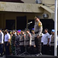 Kodaeral X Dukung Operasi Keselamatan Cartenz 2026, Personel Pom Gelar Apel Pasukan di Mapolda Papua