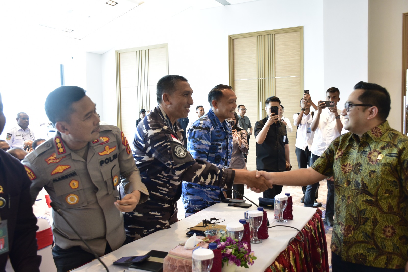 Kodaeral X TNI AL Turut Bersinergi Dorong Percepatan Pembangunan Perbatasan di Papua