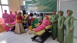 SAMBUT HUT KE-80, PERSIT KCK CABANG LXV DIM 0913 GELAR DONOR DARAH