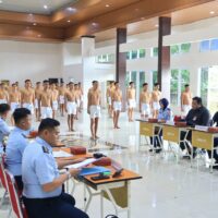 Casis Bintara PK TNI AU A-57 Lanud Sultan Hasanuddin Jalani Sidang Pantukhirda