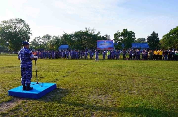 Komandan Lanud Sjamsudin Noor Pimpin Gerakan Indonesia ASRI di Banjarbaru