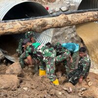 TNI AD Percepat Pembangunan Jembatan Aramco di Bener Meriah, Pulihkan Akses dan Bantu Ekonomi Warga