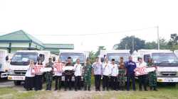 Penyerahan Simbolis Dan Pelepasan Kendaraan Truk KDKMP Di Wilayah Blitar Raya