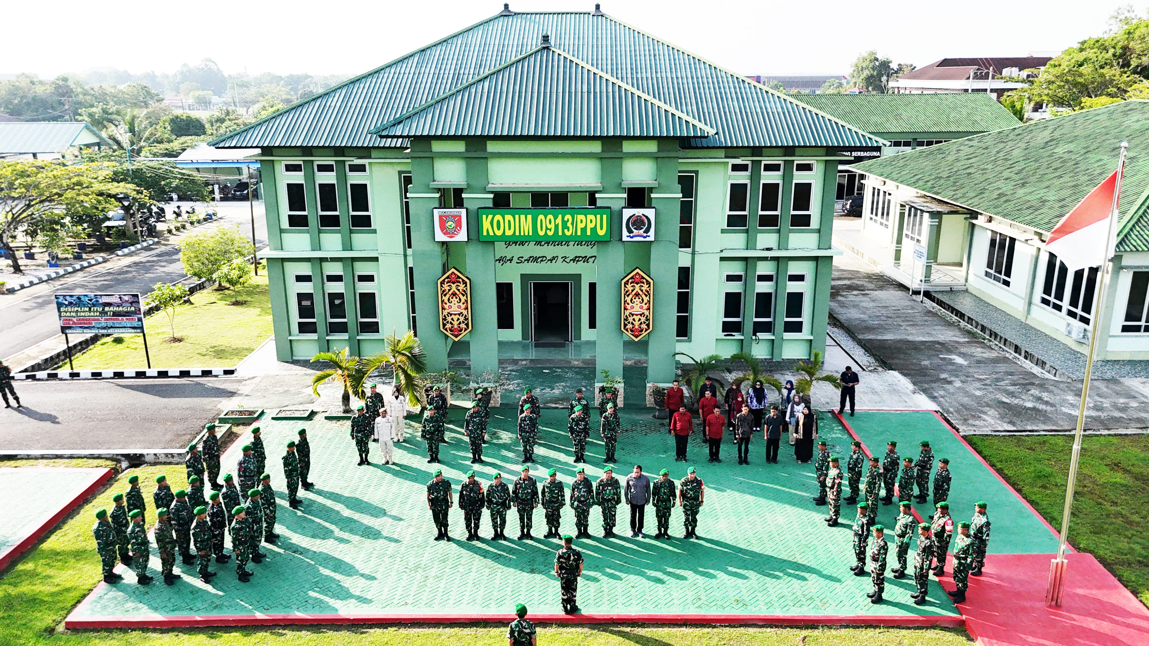Kodim 0913/PPU Gelar Halal Bihalal, Perkuat Soliditas Anggota