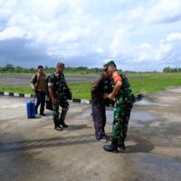 Dansatgas TMMD Wiltas Ke-127 Sambut Kedatangan Tim Wasev di Kubar