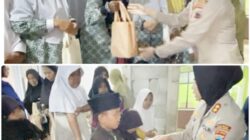 Polres Purbalingga Bagikan Takjil dan Makanan Buka Puasa di Pondok Pesantren