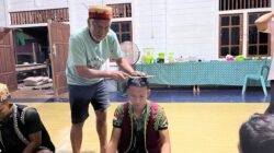 Tradisi dan Kebersamaan Satukan Satgas TMMD dengan Warga Tering Lama