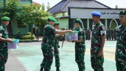 Berbagi Berkah, Dandim Bojonegoro berikan Bingkisan Lebaran untuk Anggota